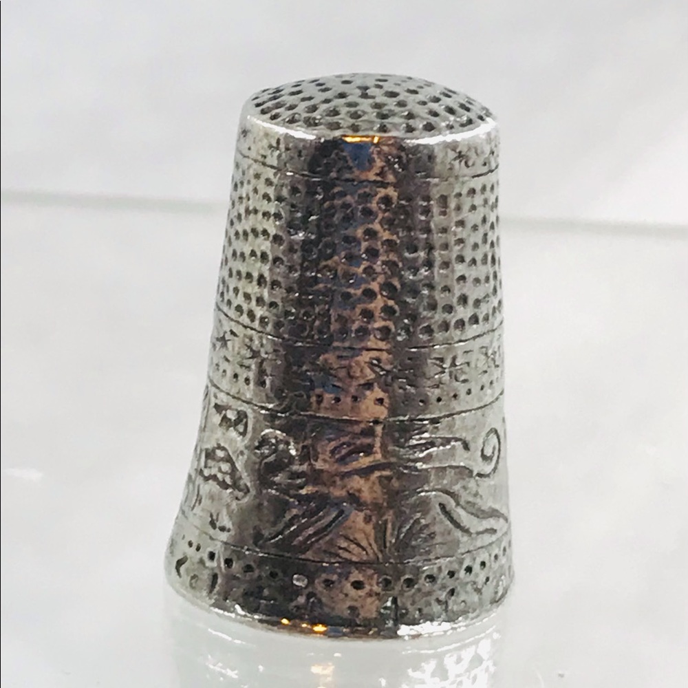 West air Renaissance Reproduction Pewter Thimble